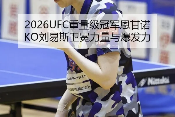 2026UFC重量级冠军恩甘诺KO刘易斯卫冕力量与爆发力